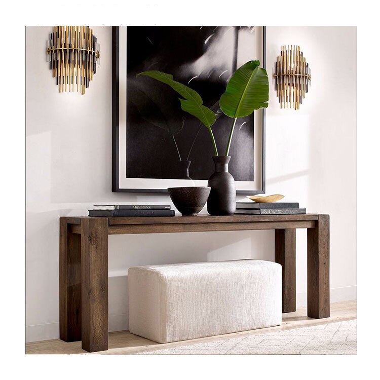 American minimalist wrought iron wall lamp