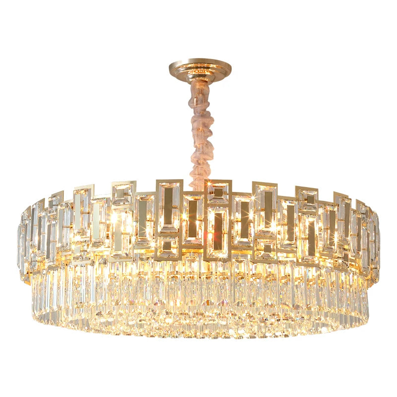 Postmodern Light Luxury Home Decoration Crystal Chandelier Living Room Lamp High-end Bedroom Lamp Kitchen Lamp Pendant lights