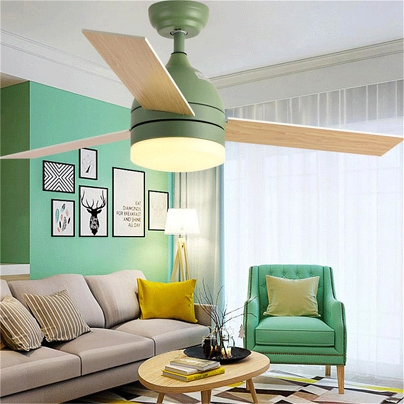 Modern Ceiling Light With Fan
