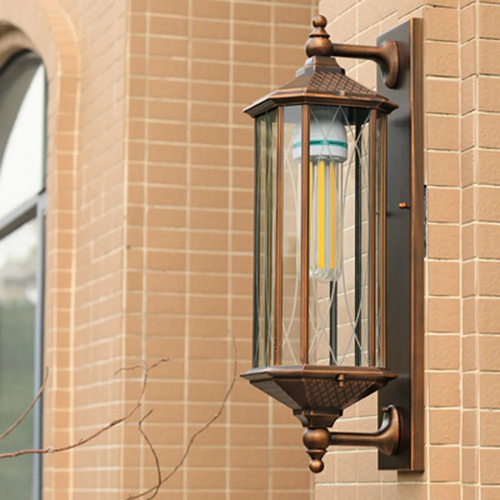 Outdoor simple waterproof wall lamp exterior wall terrace garden lamp creative aisle outdoor balcony corridor wall light