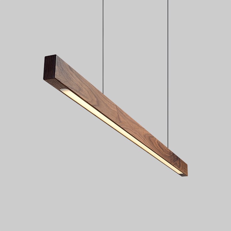 Real Wood LED Pendant Light