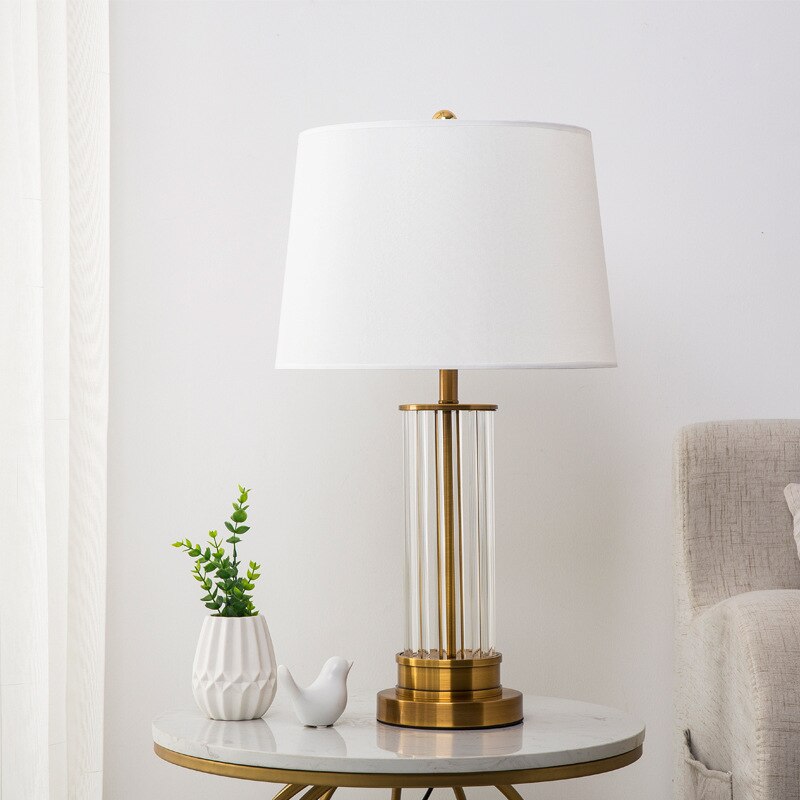 bedroom Crystal Table Lamp