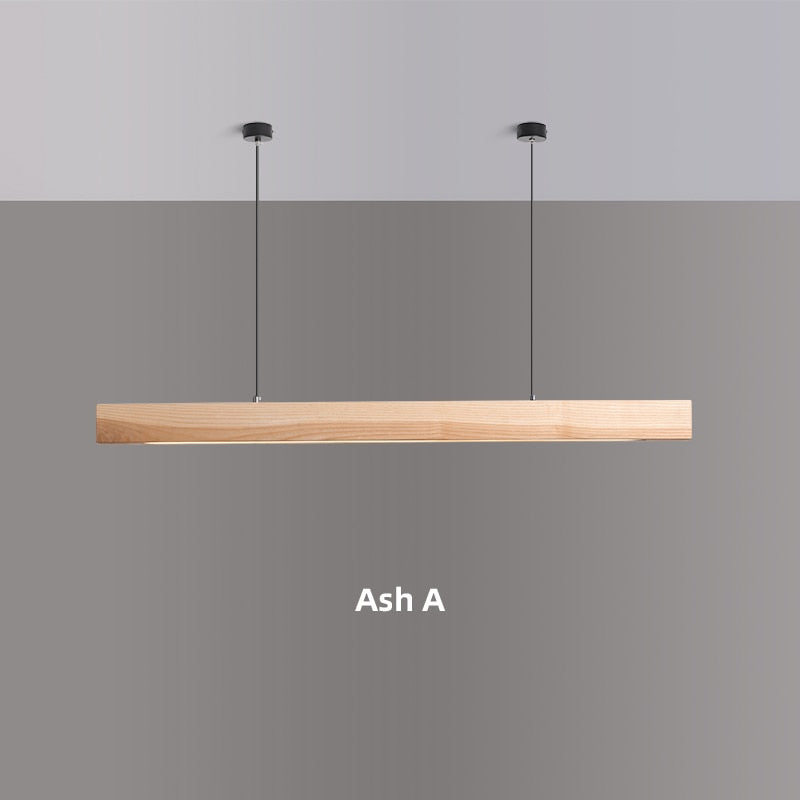 Real Wood LED Pendant Light