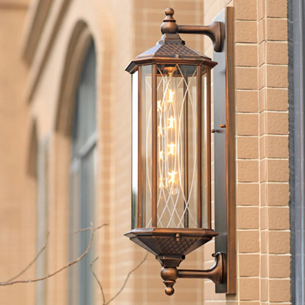 Outdoor simple waterproof wall lamp exterior wall terrace garden lamp creative aisle outdoor balcony corridor wall light