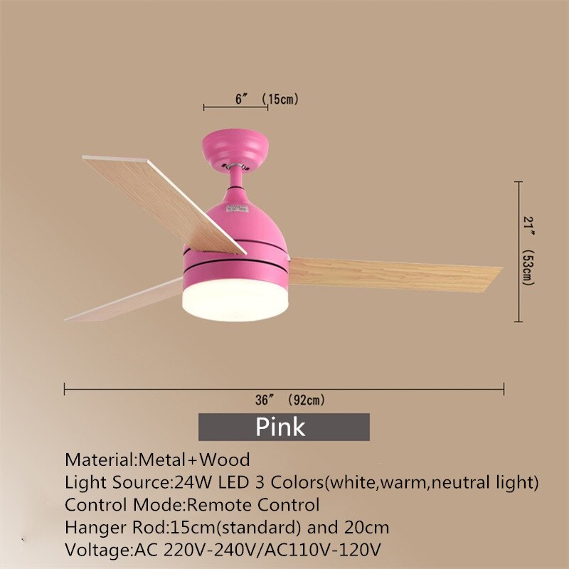 Modern Ceiling Light With Fan