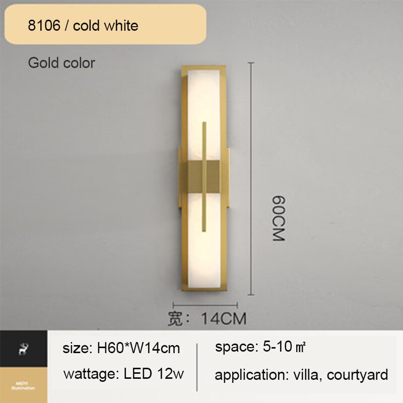 New Modern Copper Outdoor Light