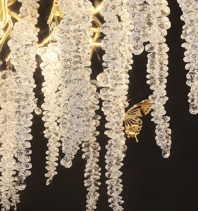 Strip art creative branch chandelier
