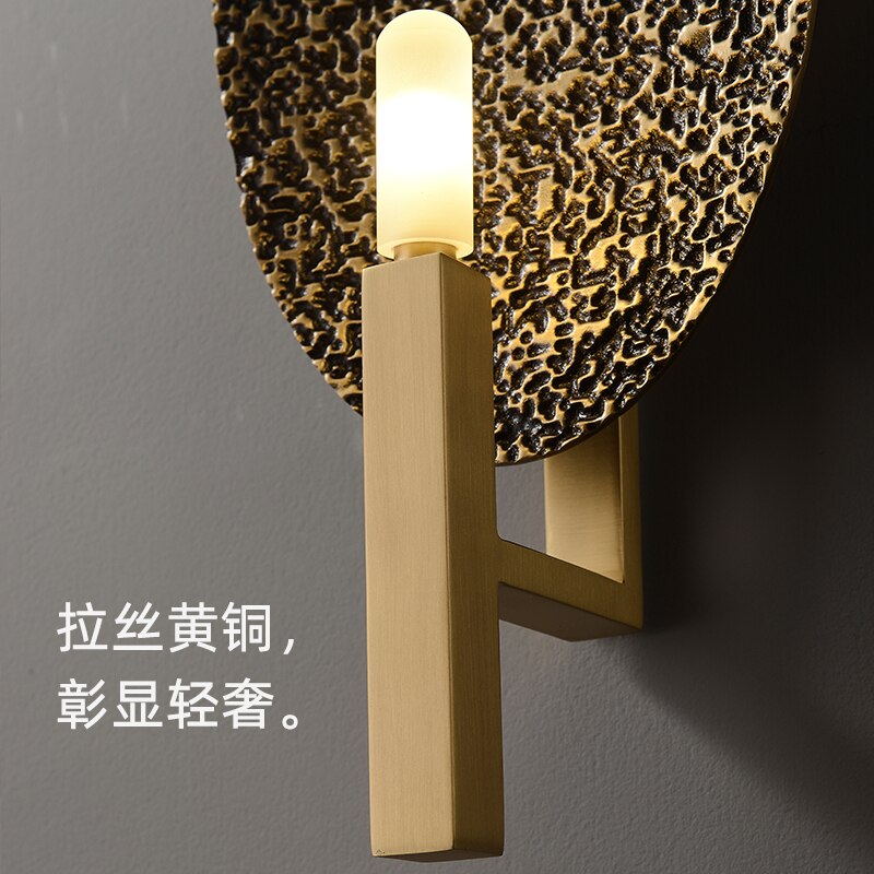 Creative art all copper wall lamp