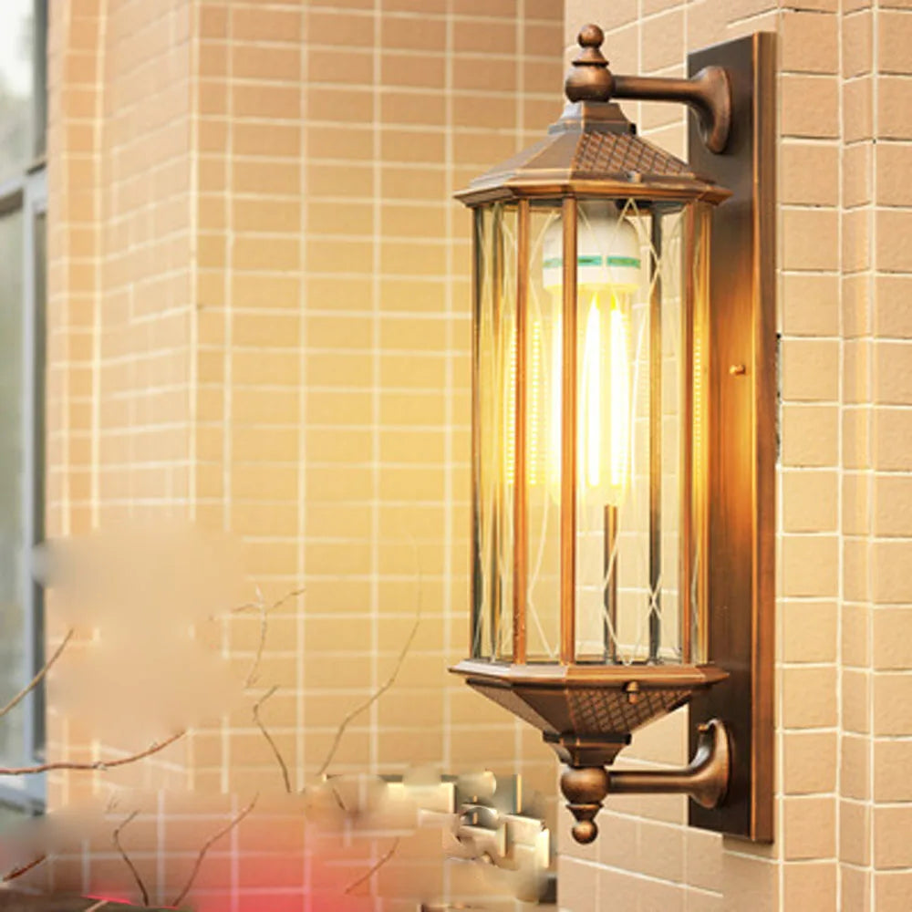 Outdoor simple waterproof wall lamp exterior wall terrace garden lamp creative aisle outdoor balcony corridor wall light