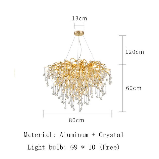 Modern Luxury Dining Table Chandeliers