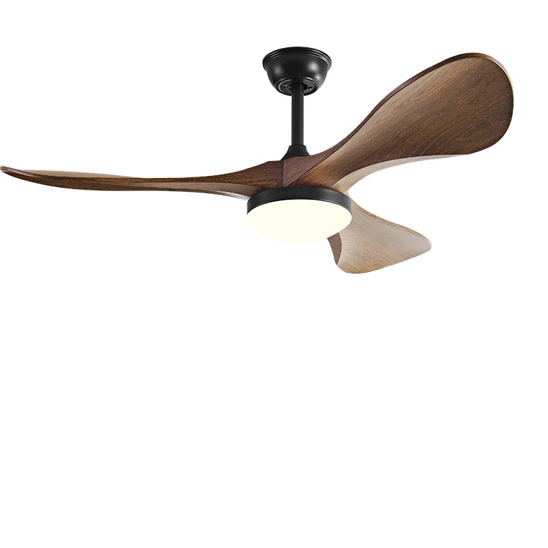 52Inch Modern LED Ceiling Fan Light Strong Winds Restaurant Living Room Household Electric Fan Mute With Lamp Ceiling Fan 220V