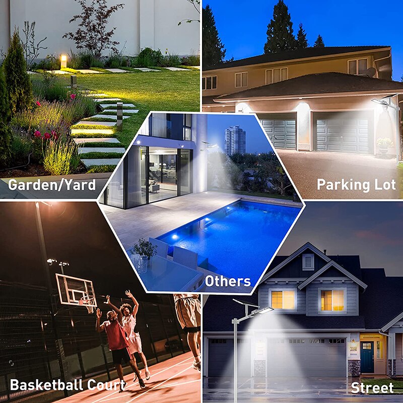 Solar Light Outdoor Remote Waterproof
