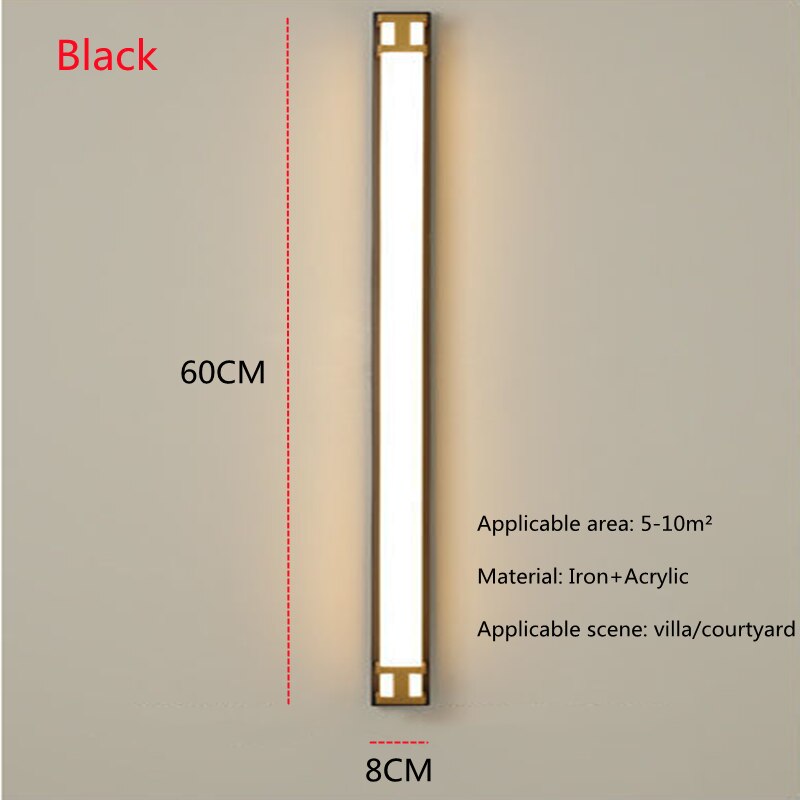 Outdoor Waterproof IP65 Modern LED Wall Lamp