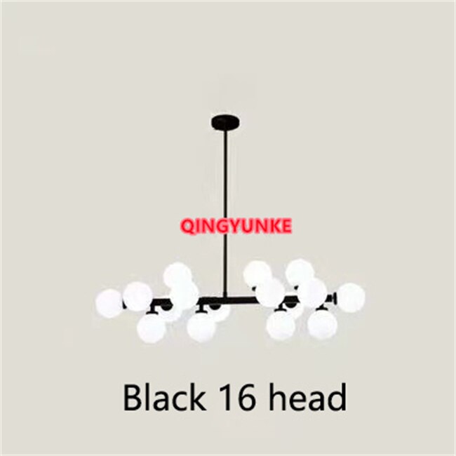Glass Ball Lamp Led Chandelier