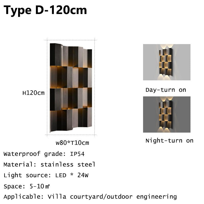 Outdoor Garden Wall Light