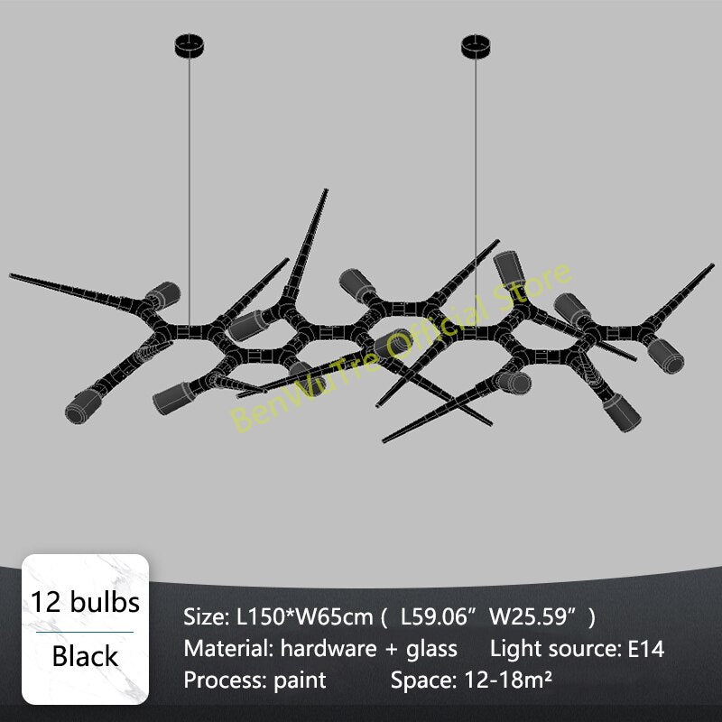 Dining Living Room Novelty LED Chandelier