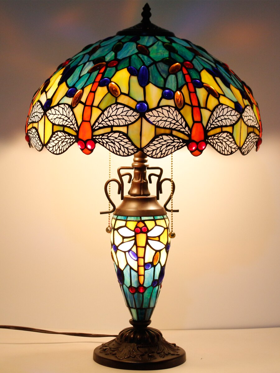 Tiffany Vase Table Lamp