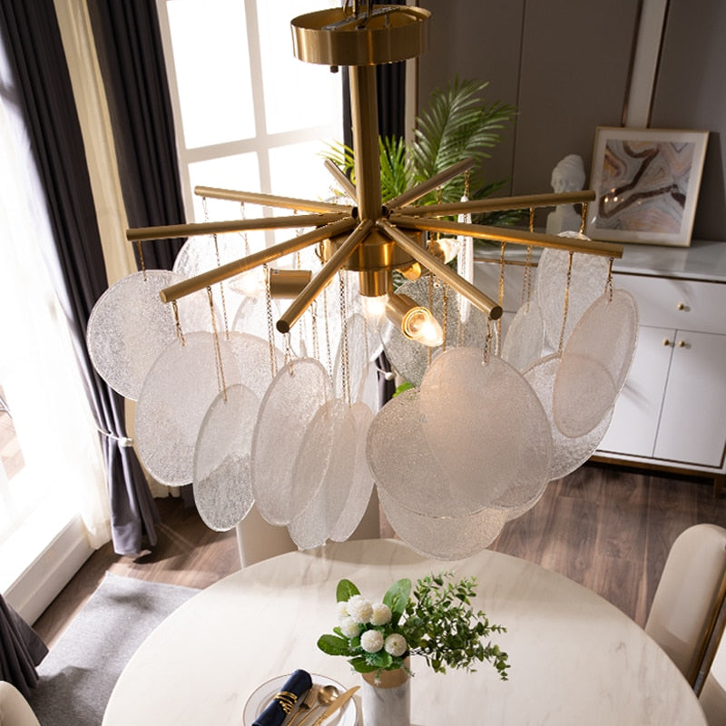 Diamond Glasses LED Chandelier