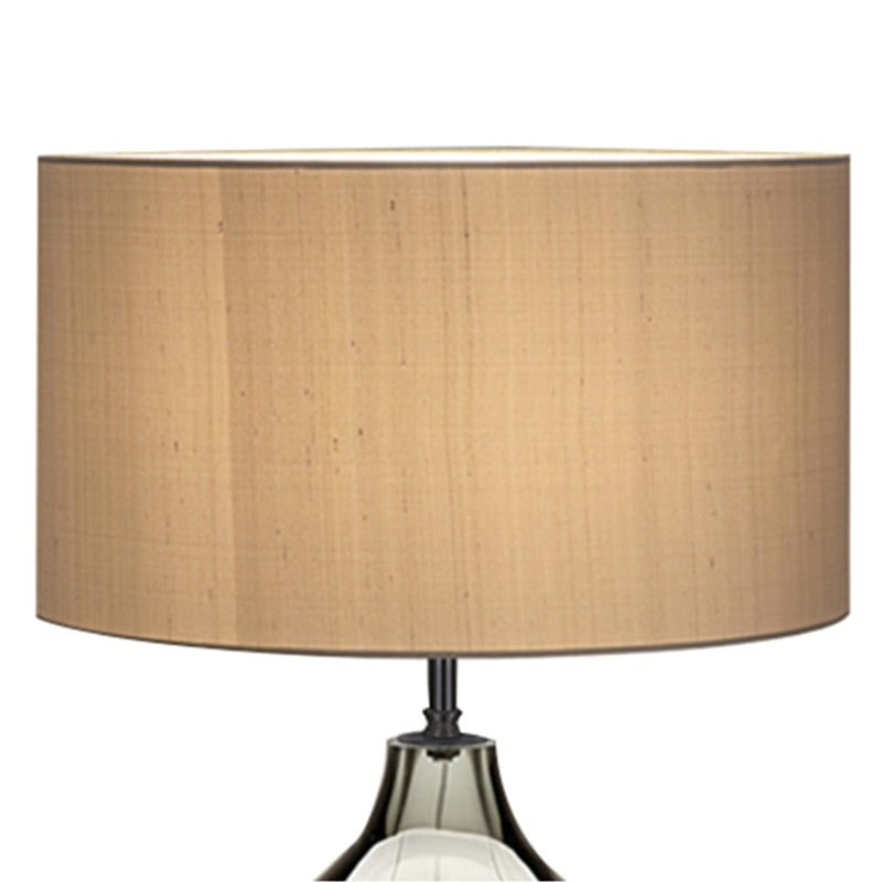 Simple Crystal Coloured Glaze Table Lamp