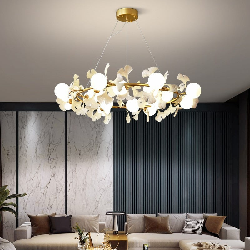 Petal Leaf Branch Ceiling Light