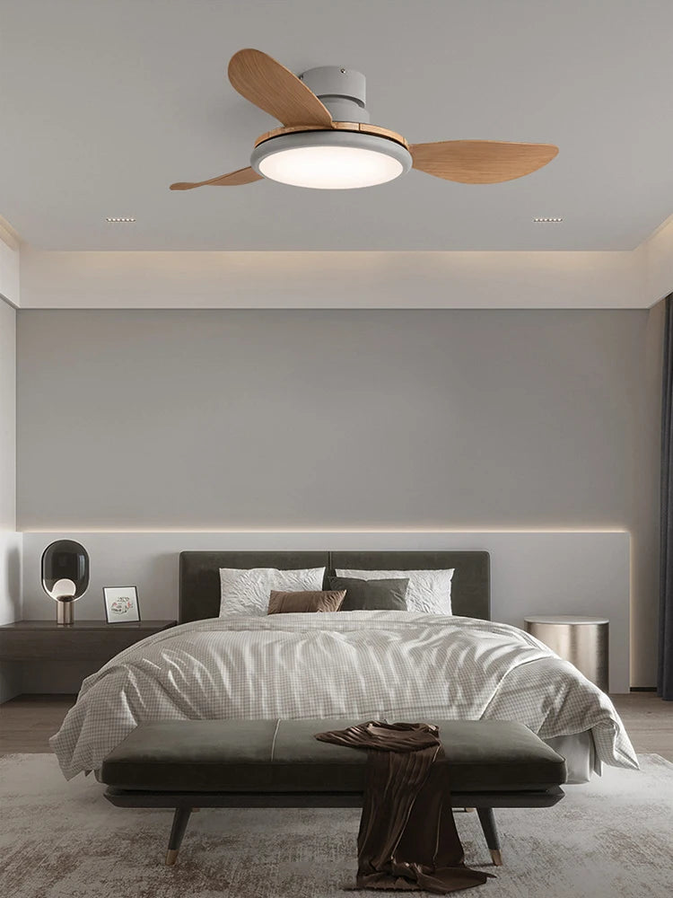 Fan Lamp 2023 New High Wind Ceiling Fan Lamp Household Living Room Restaurant Ceiling Silent Intelligent Fan Ceiling Lamp