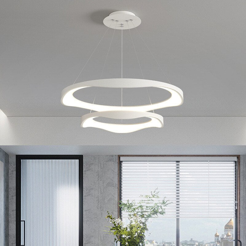 Minimalism Indoor Led Art Chandelier