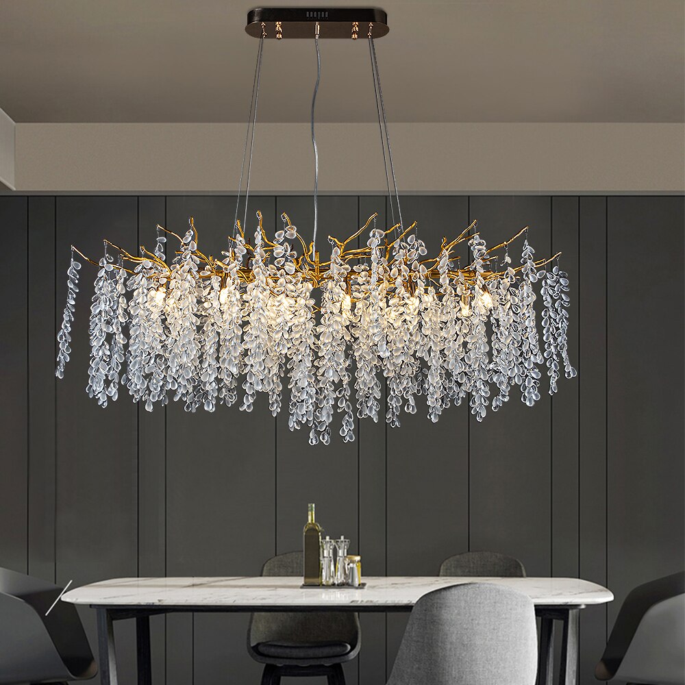 Luxury Grape Crystal Chandelier