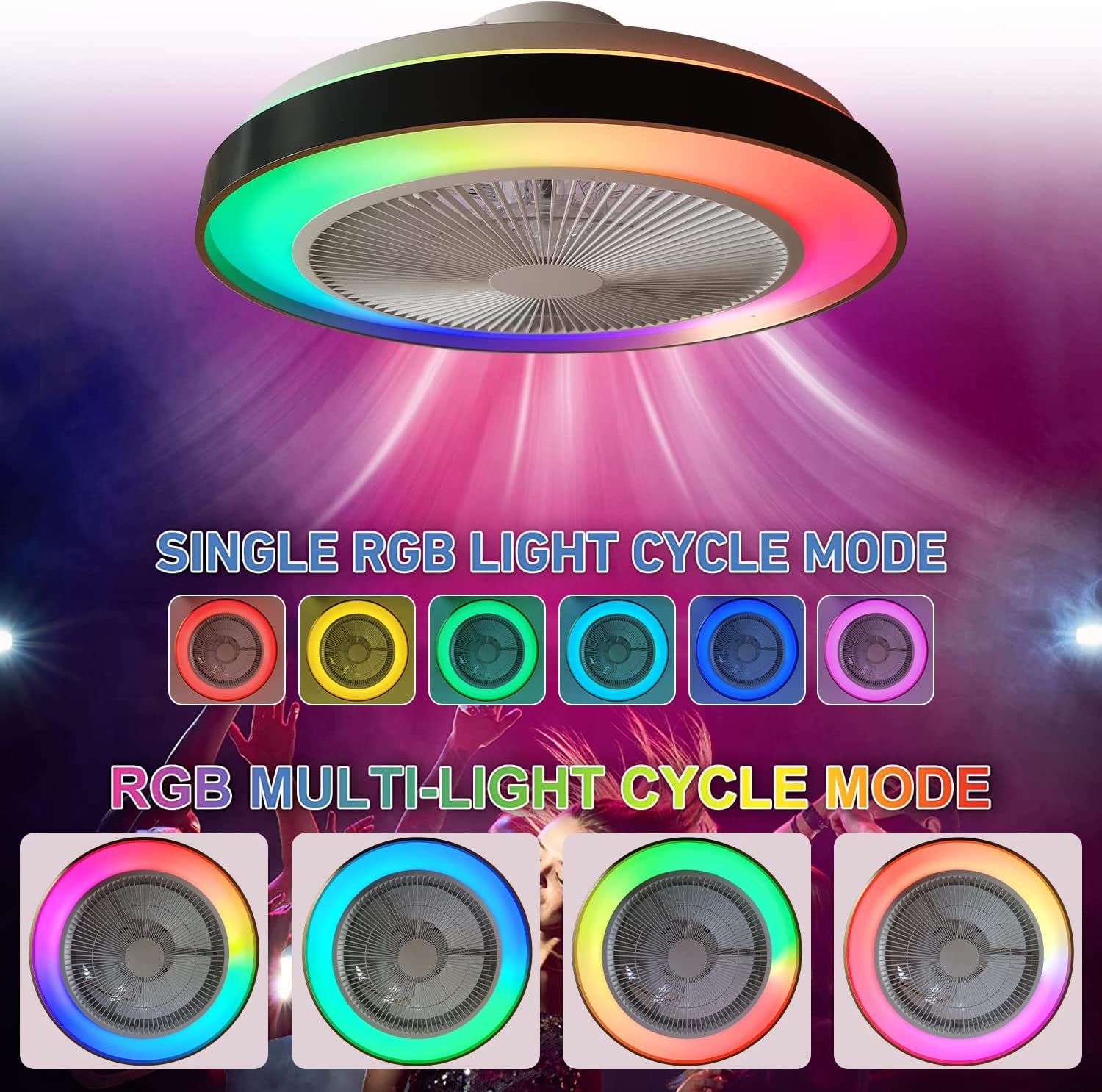 50CM Ceiling Fan With Led Light