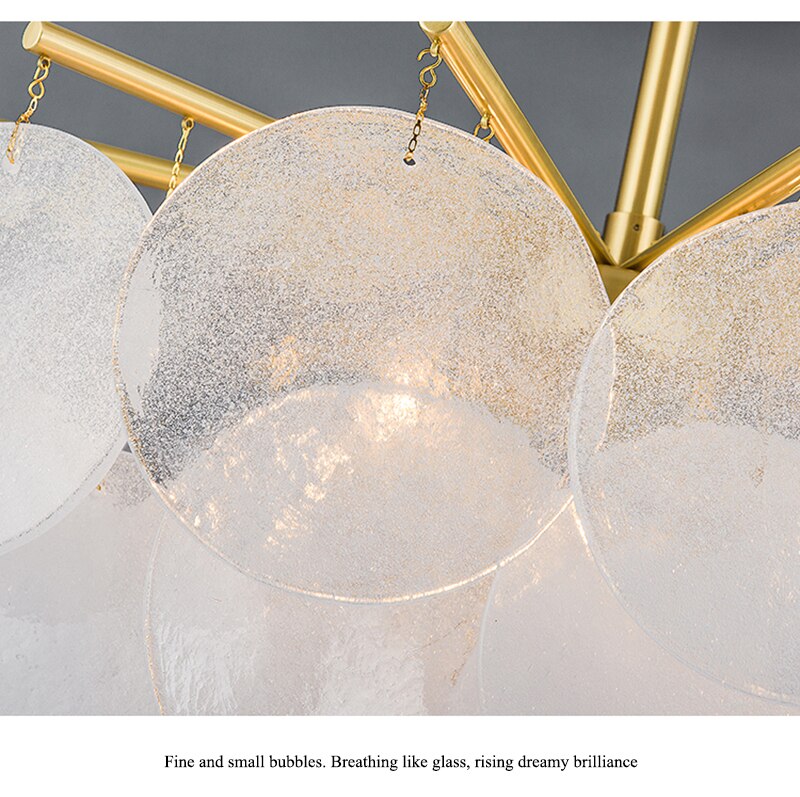 Diamond Glasses LED Chandelier