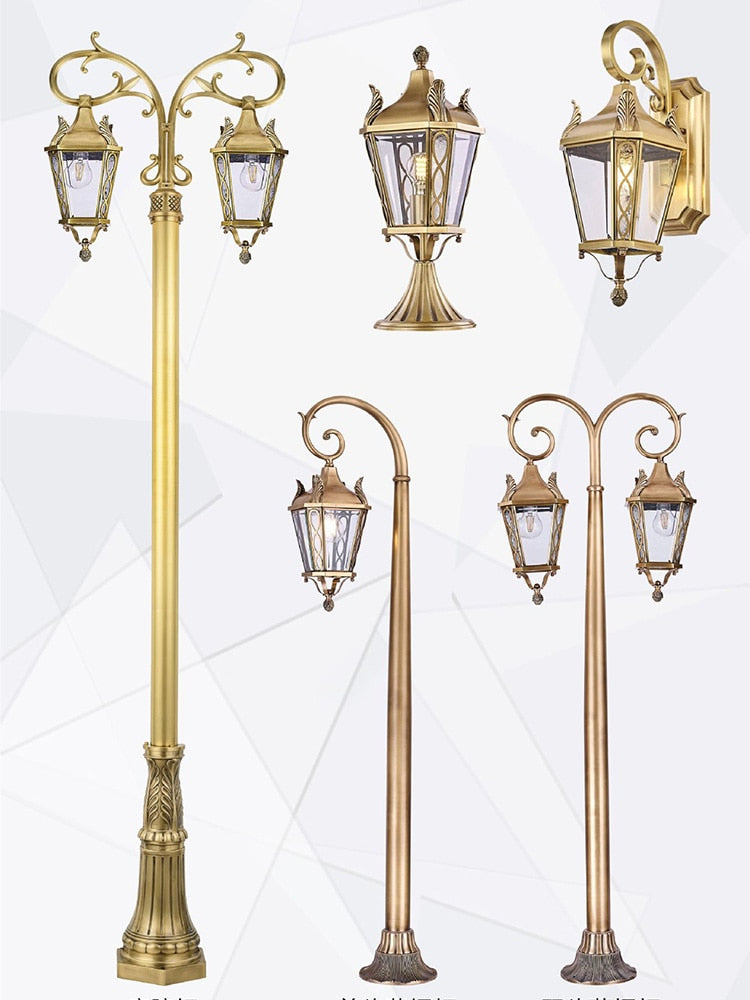 rass Post Waterproof Column Light