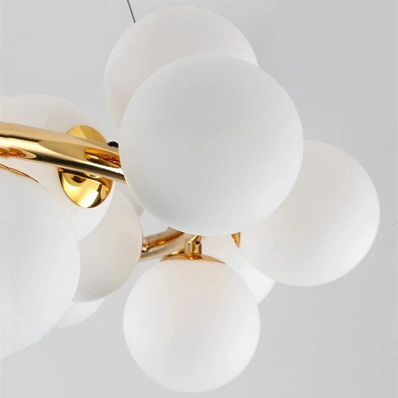 Glass Ball Lamp Led Chandelier
