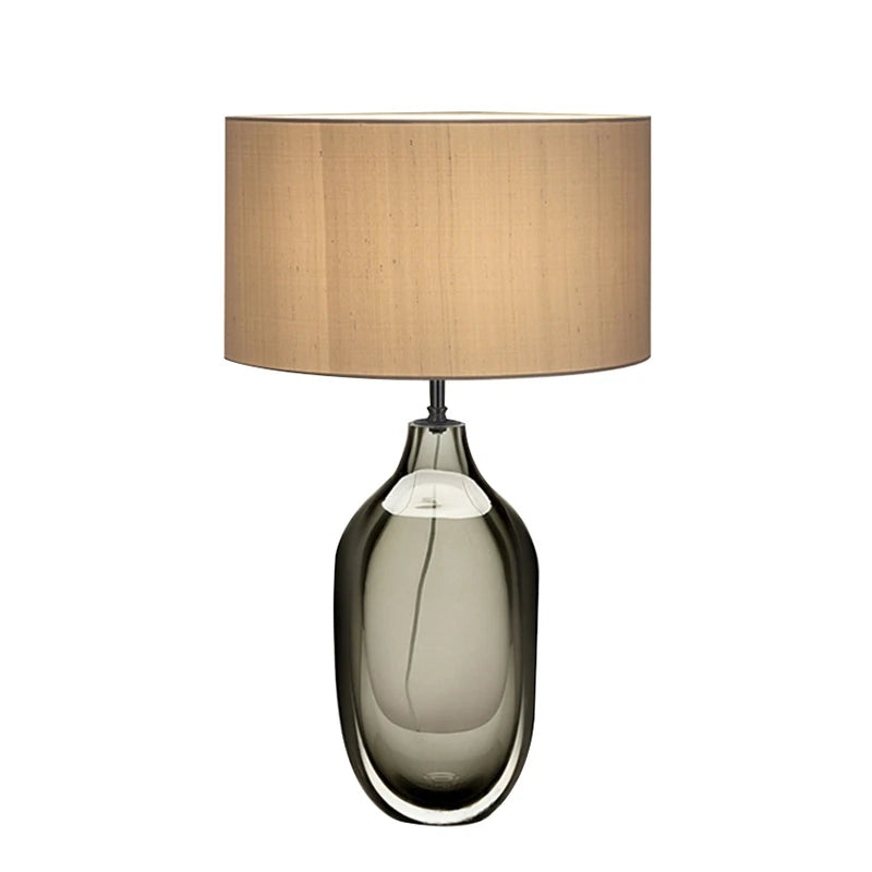 American Simple Crystal Coloured Glaze Table Lamp Design Home Decoration Fashion Living Room Model Room Study Bedroom Light