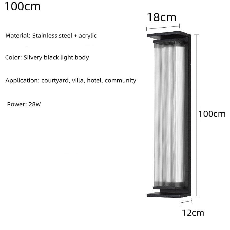 Outdoor Waterproof LED Wall Lamp