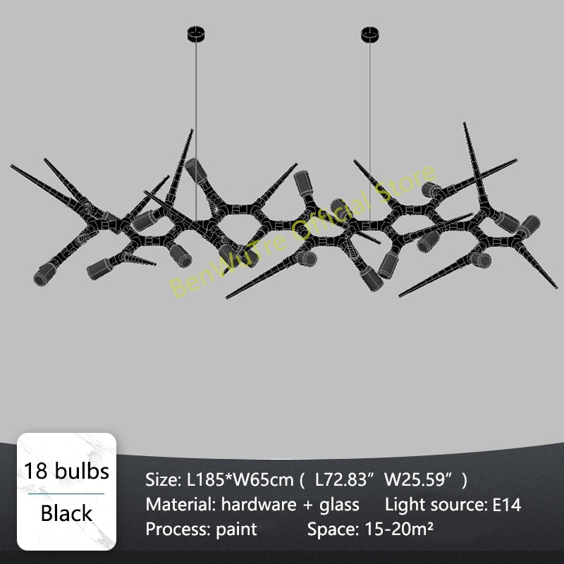 Dining Living Room Novelty LED Chandelier