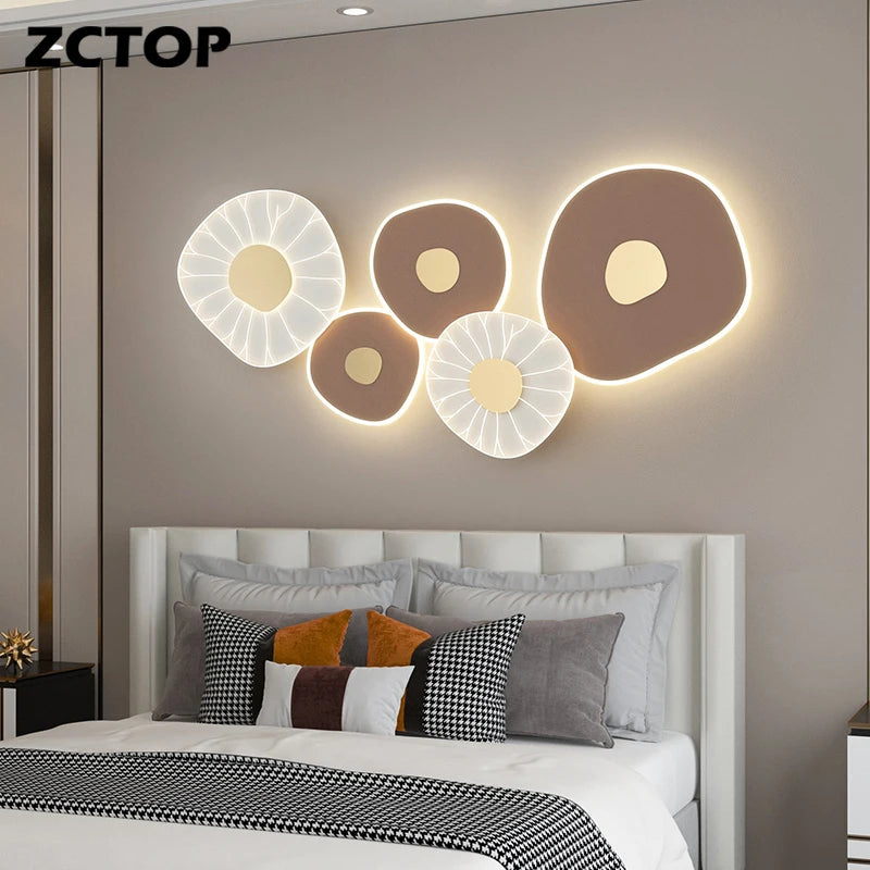 Nordic Designer Wall Lights Led Decor Wall Sconces Fixtures AC110V 220V for Hall Living room Dining room Bedroom Study Wll Lamps