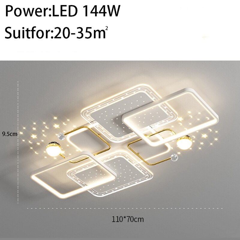 Luxury Intelligent LED Ceiling Lamp