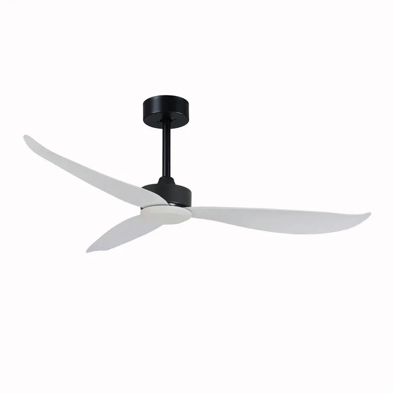 46 Inch fashion plastic blade ceiling fans without lamps decoration living room ceiling fan with remote control ventilador techo