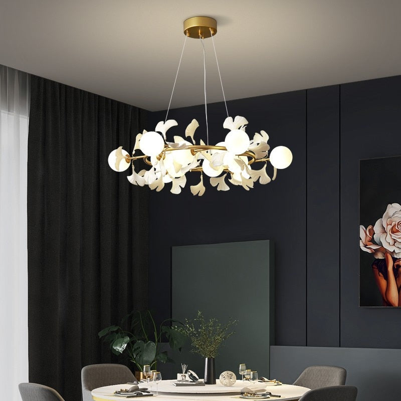 Petal Leaf Branch Ceiling Light