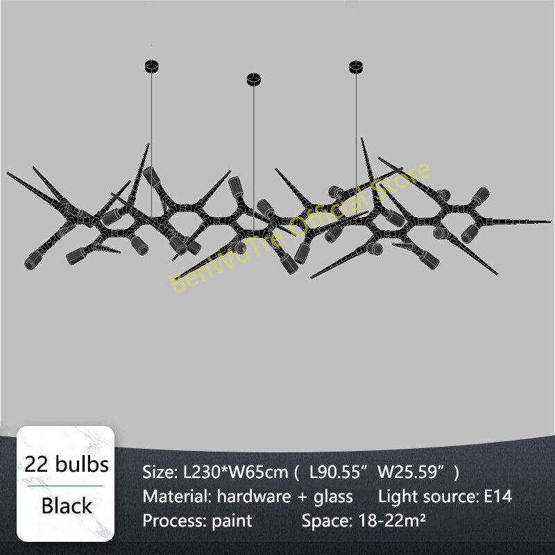 Dining Living Room Novelty LED Chandelier