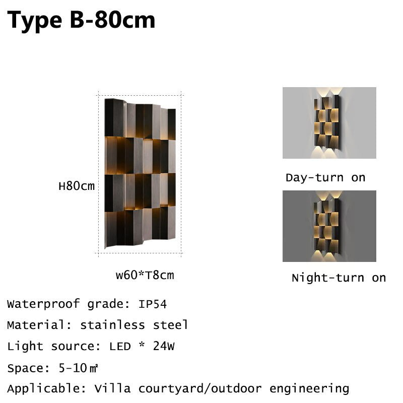 Outdoor Garden Wall Light