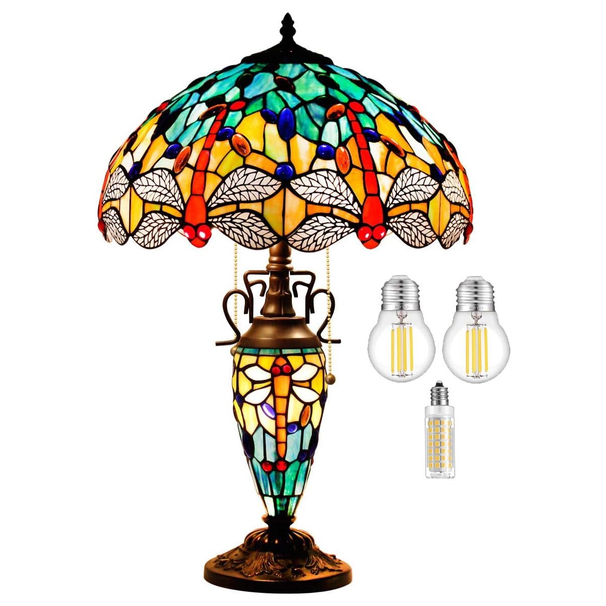 Tiffany Vase Table Lamp