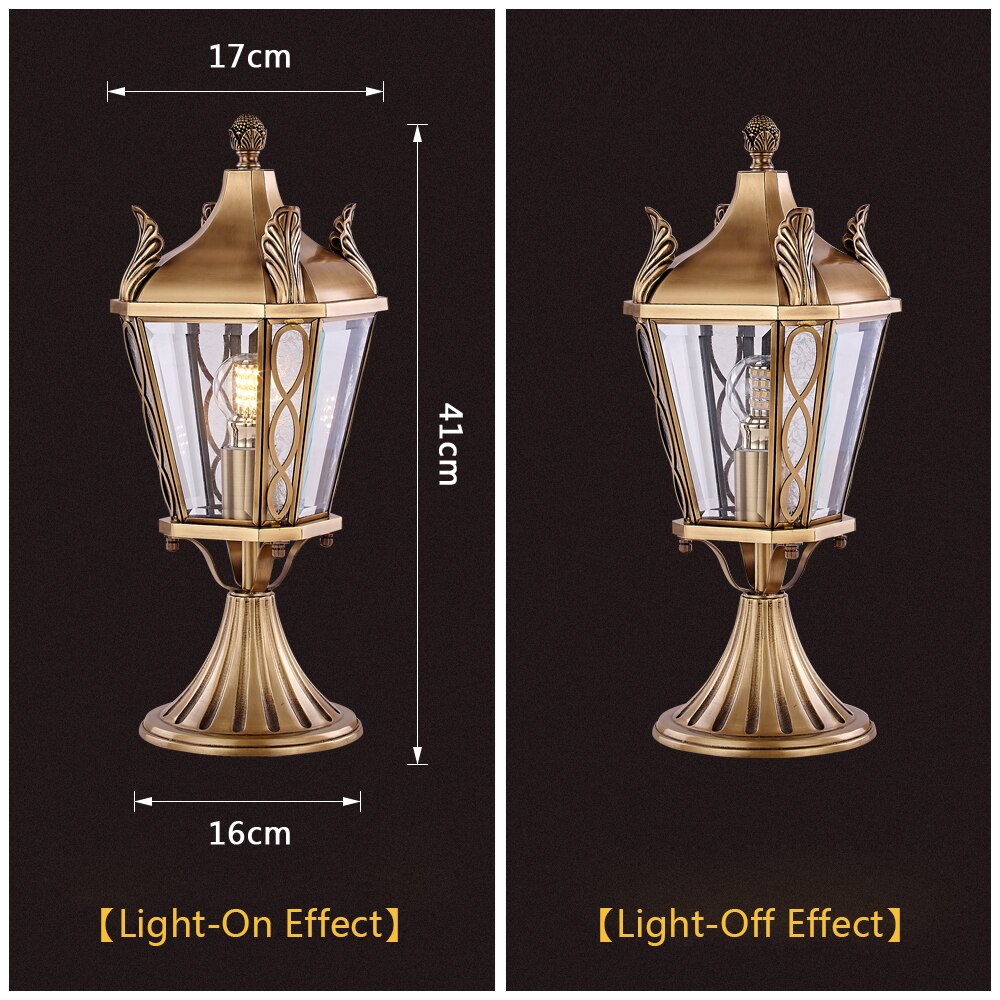 rass Post Waterproof Column Light