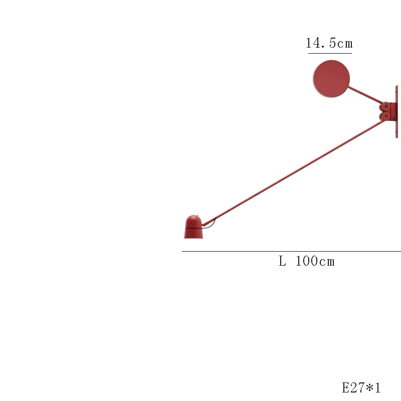 Minimalist Black White Indoor Wall Light