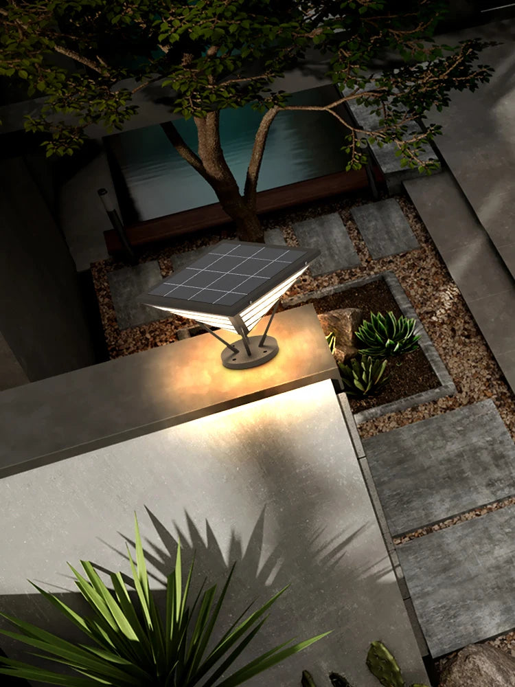 Stigma lamp outdoor garden lamp wall headlamp garden fence diamond pillar light