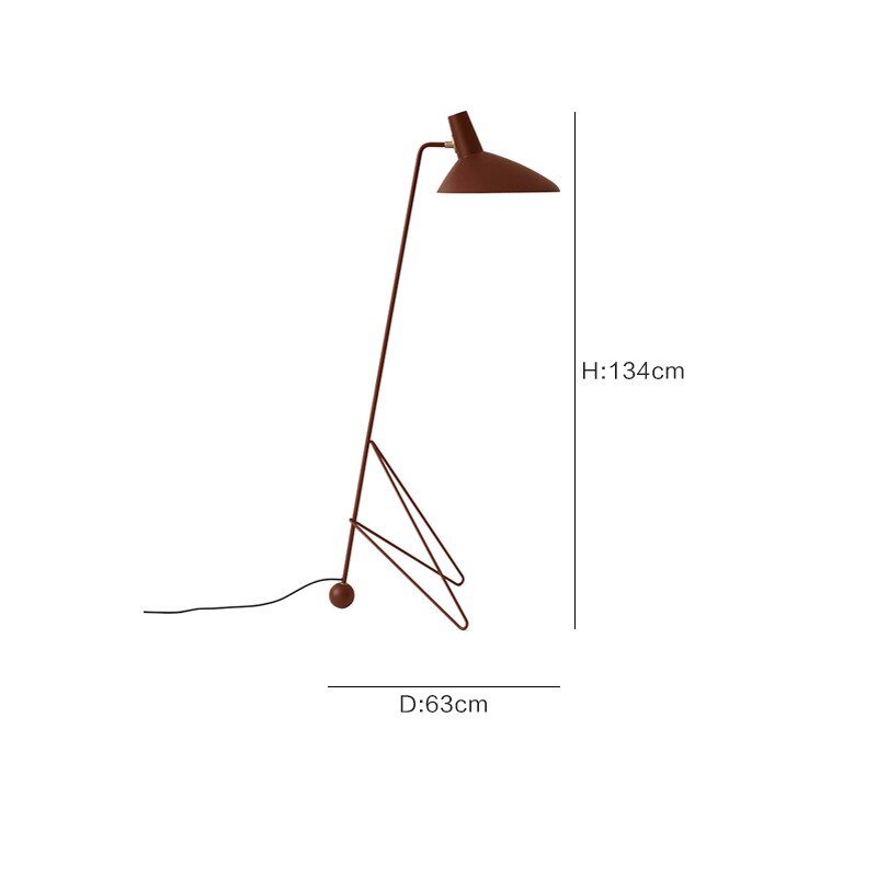 Decoration Restaurant Triangle Floor Lamp