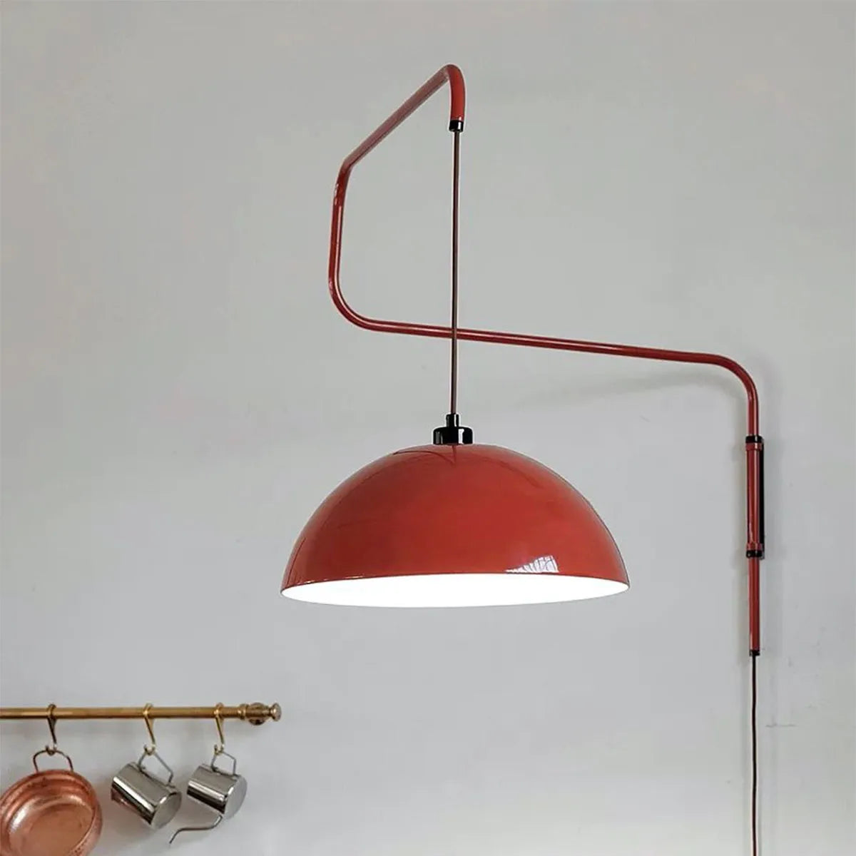 nordic Pendant Light for Kitchen Island Long Arm Adjustable Wall Hanging Lamp Bedroom Bedside Wall Indoor Light Fixture
