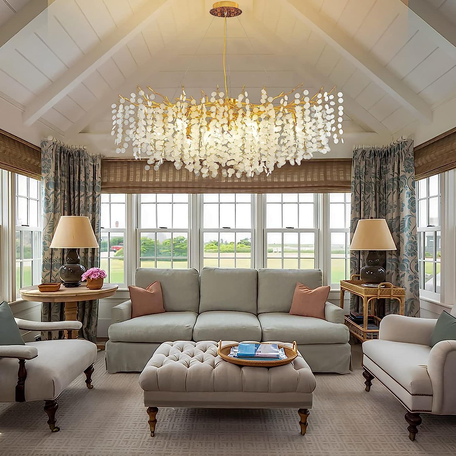 Kitchen Island Tree Branch Chandeliers