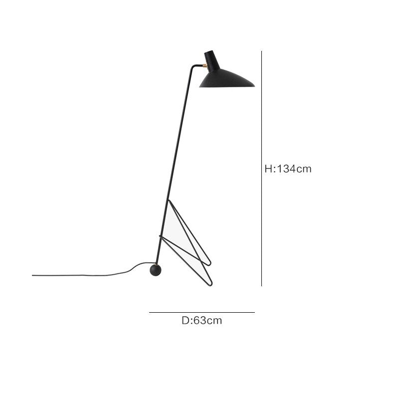 Decoration Restaurant Triangle Floor Lamp