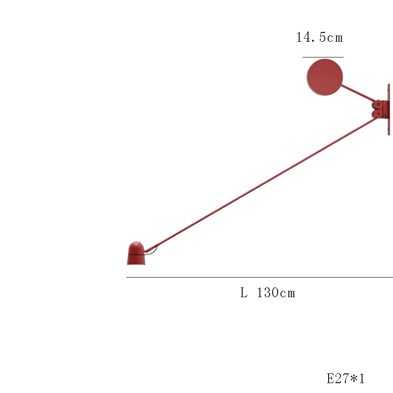 Minimalist Black White Indoor Wall Light