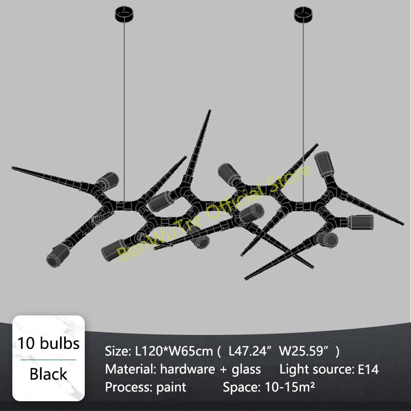 Dining Living Room Novelty LED Chandelier